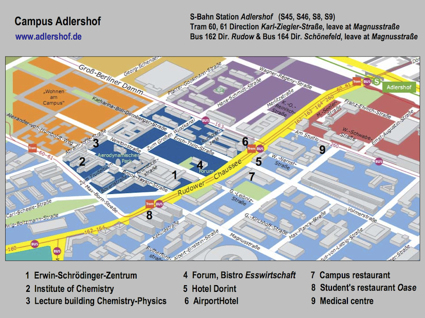 See enlarged Campus plan